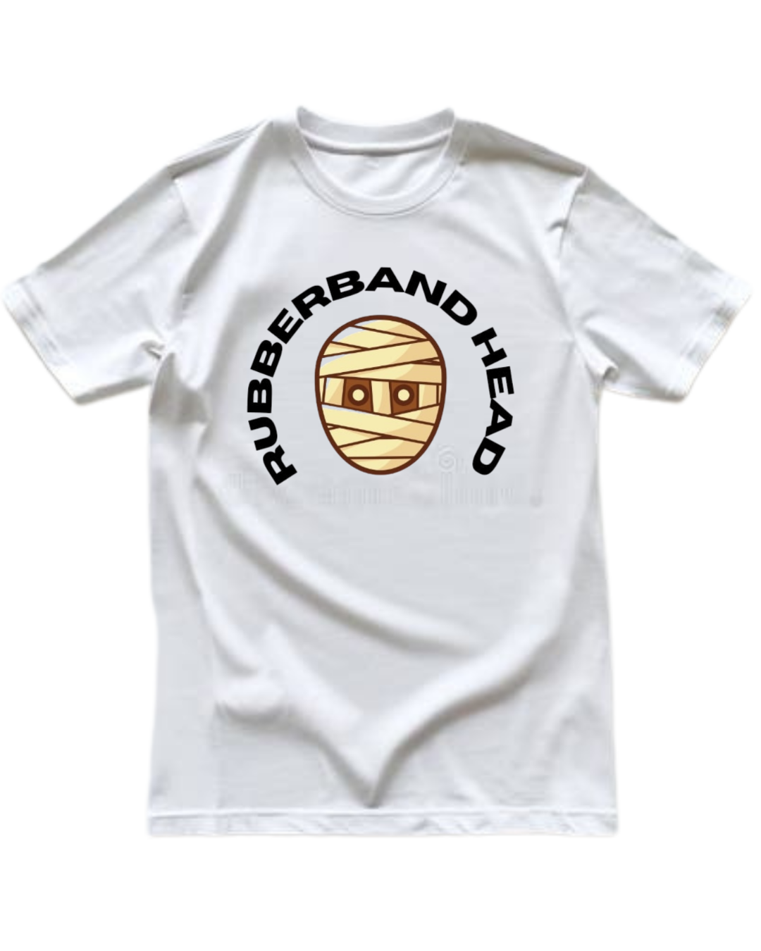 White Rubberband Head unisex T-shirt
