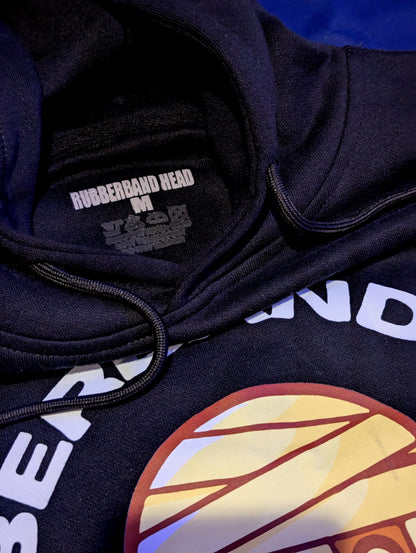 Black Rubberband Head unisex Hoodie