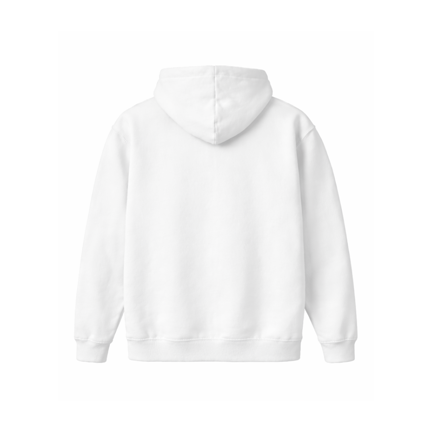 White Rubberband Head unisex Hoodie