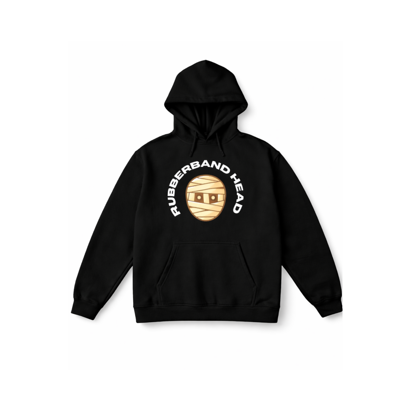Black Rubberband Head unisex Hoodie