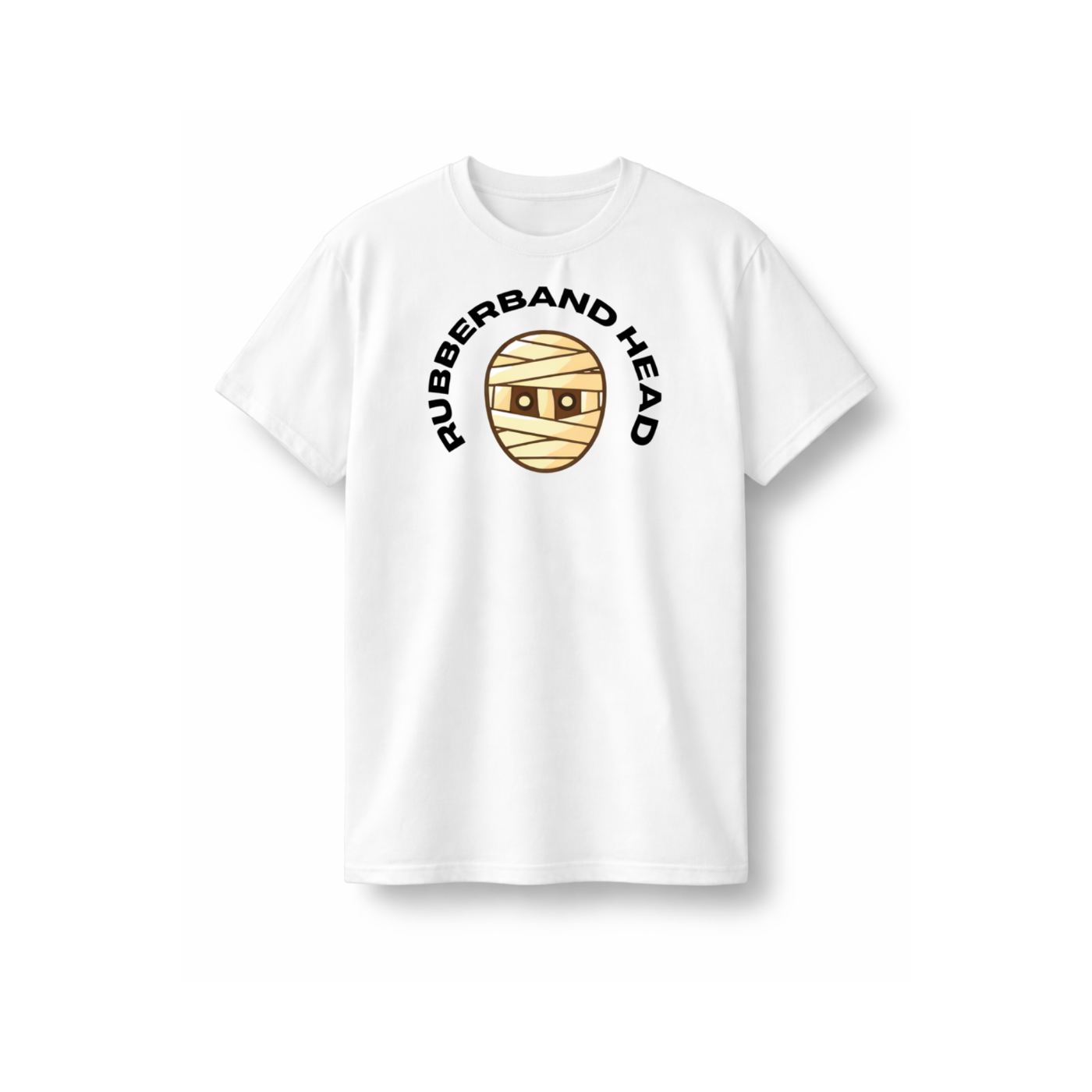 White Rubberband Head unisex T-shirt