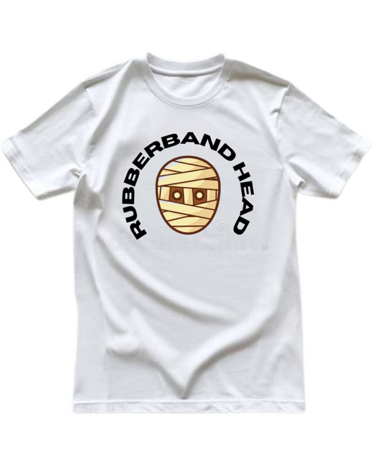 White Rubberband Head unisex T-shirt